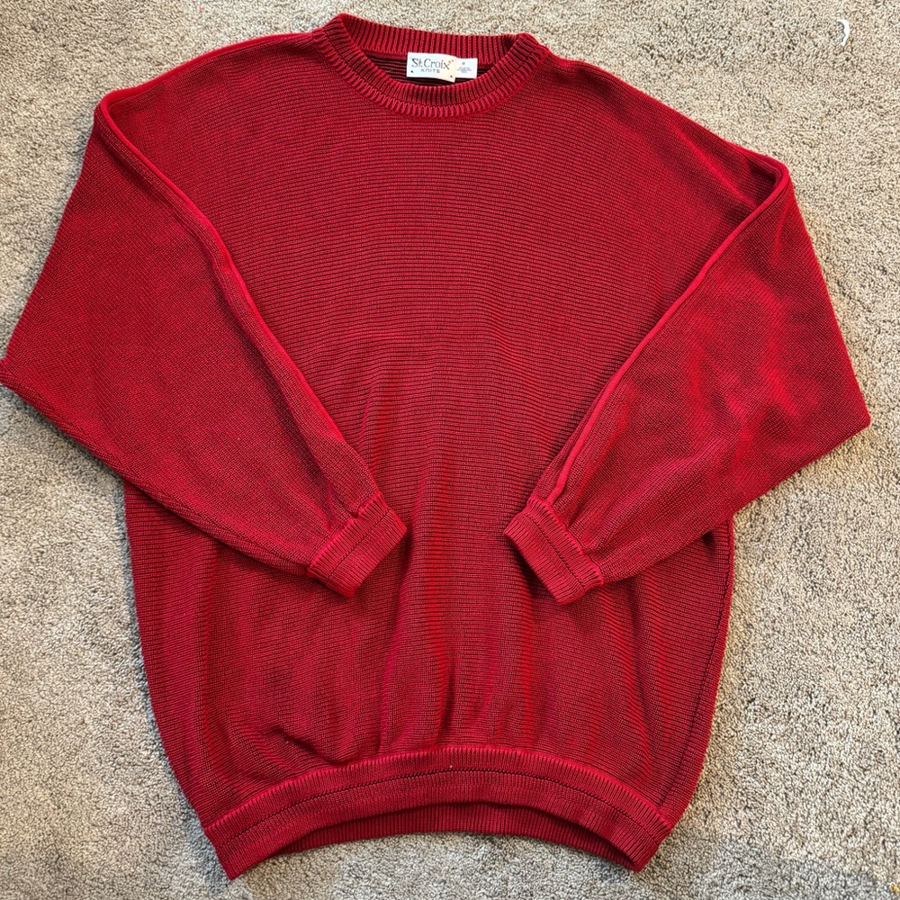 St. Croix knits men’s sweater